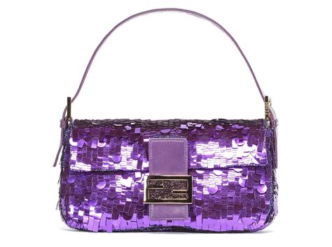 fendi sequin baguette bag